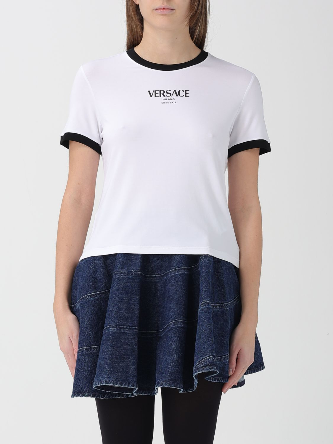 [Versace] T-shirts Short Sleeve SS26 10226561A16685 2W020