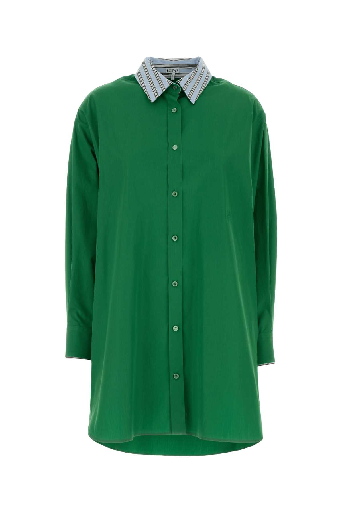[Loewe] Long sleeve dress FW26 S359Y09XKZ GREEN