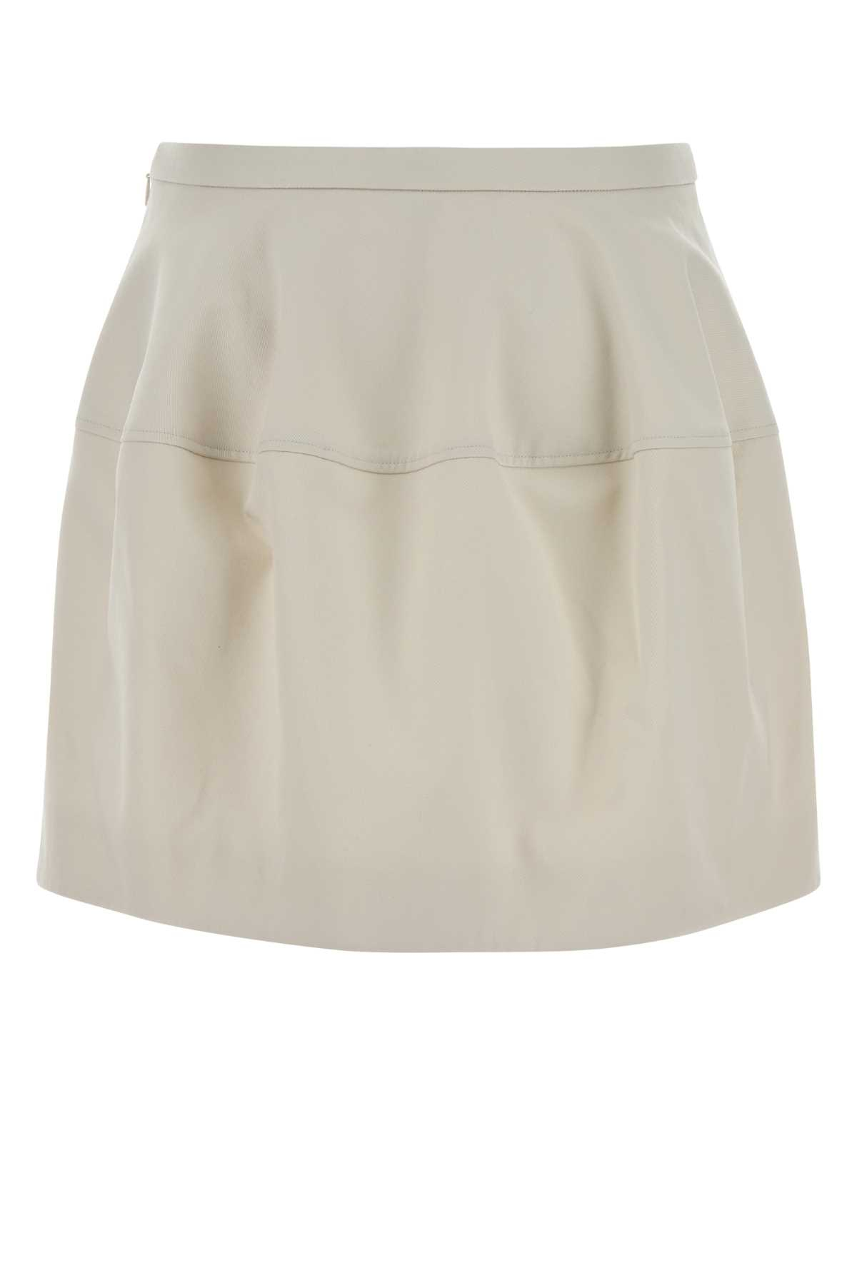 [Loewe] Mini skirt FW26 S359Y08XBU IVORY