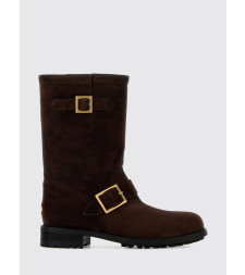 [Jimmy Choo] Boots SS26 BIKERMIDSVV CHOCOLATE