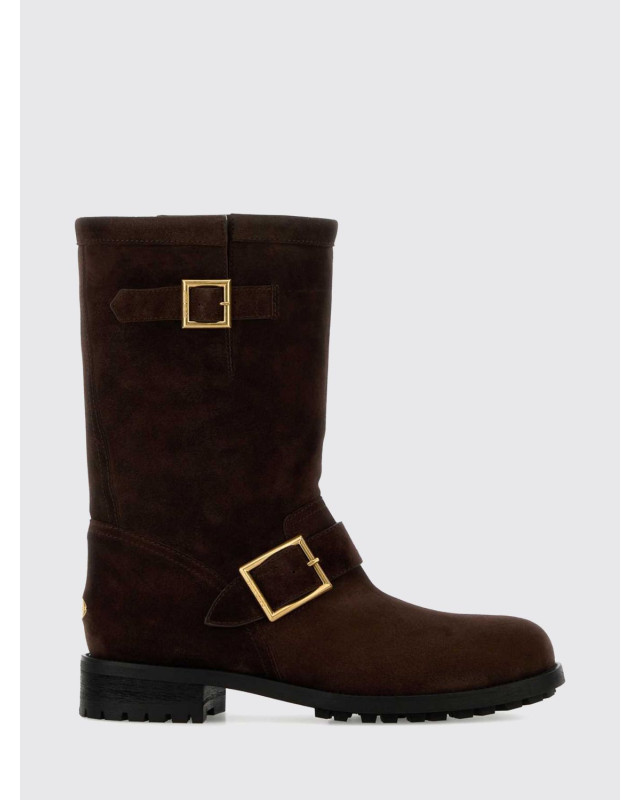[Jimmy Choo] Boots SS26 BIKERMIDSVV CHOCOLATE