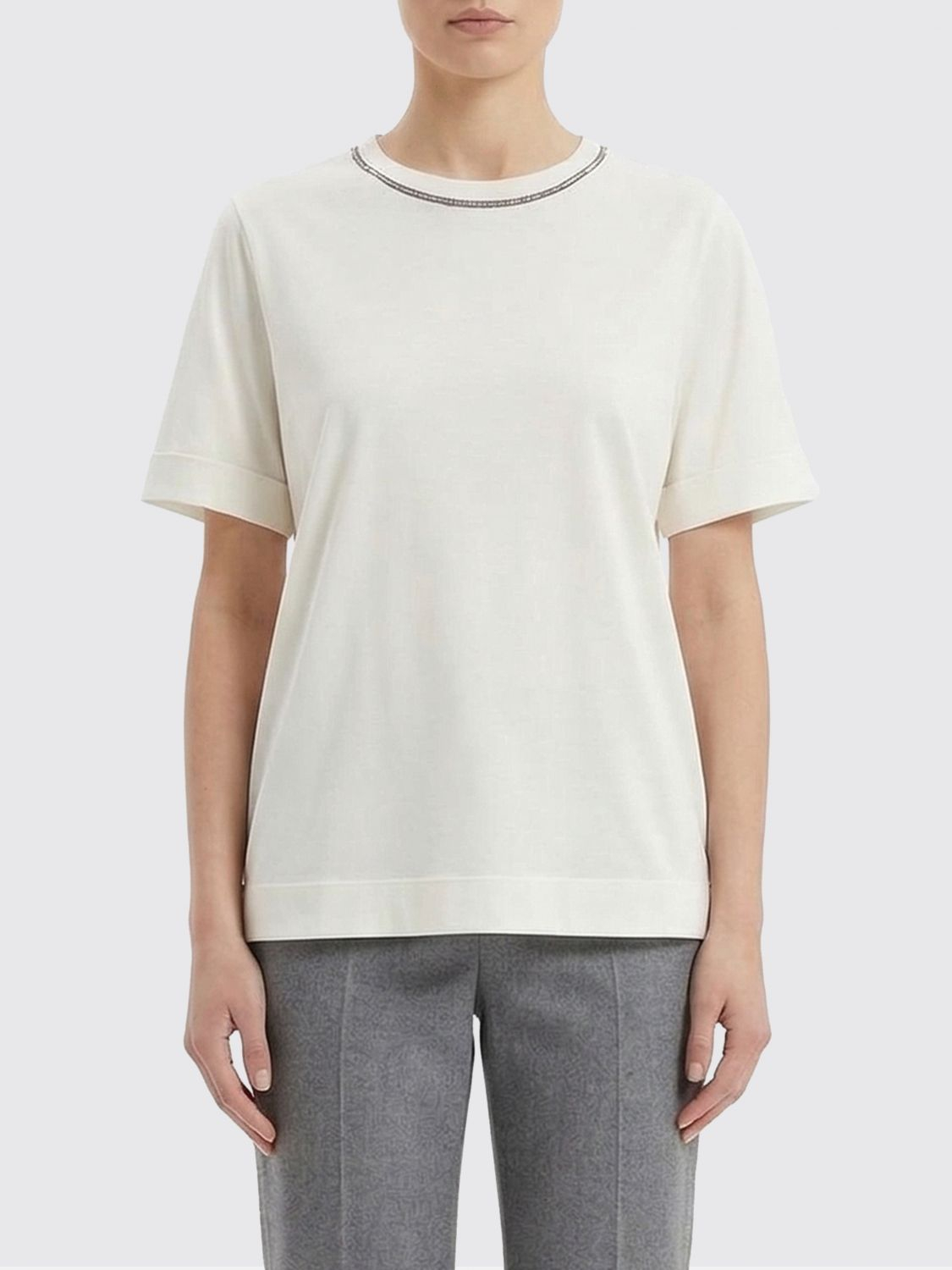 [Brunello Cucinelli] T-shirts Short Sleeve SS26 M0T81BZ100 C6159