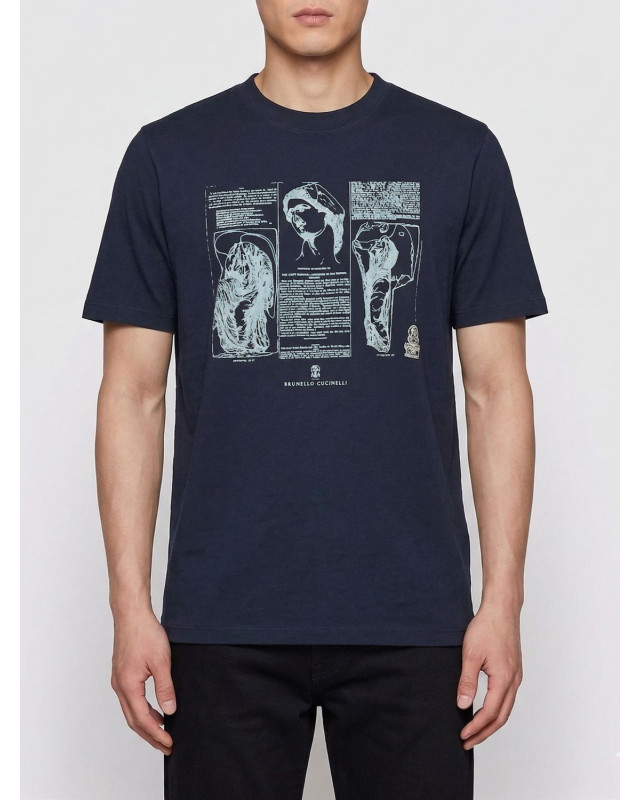 [Brunello Cucinelli] T-shirts SS26 M0B138517 CLI32
