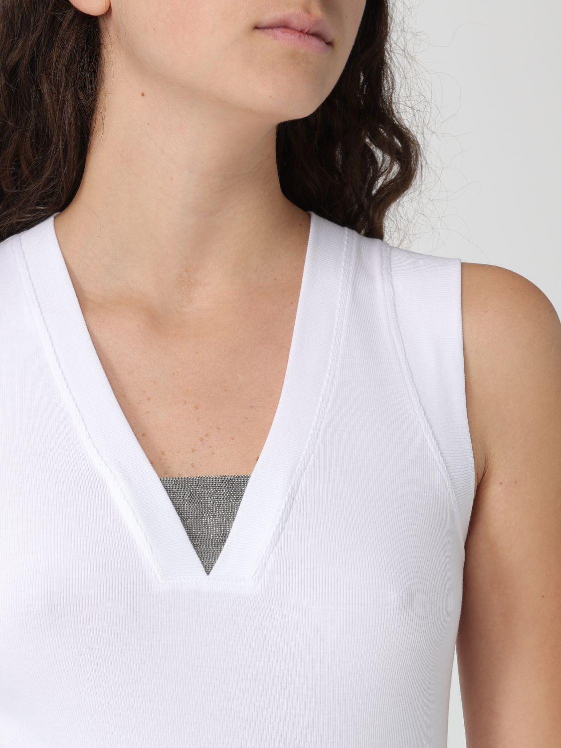[Brunello Cucinelli] Tank top SS26 M0TC8EL672 C159