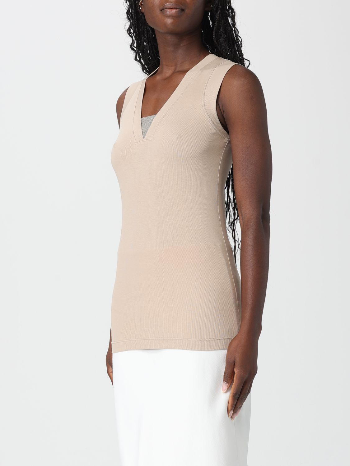 [Brunello Cucinelli] Tank top SS26 M0TC8EL672 C8539