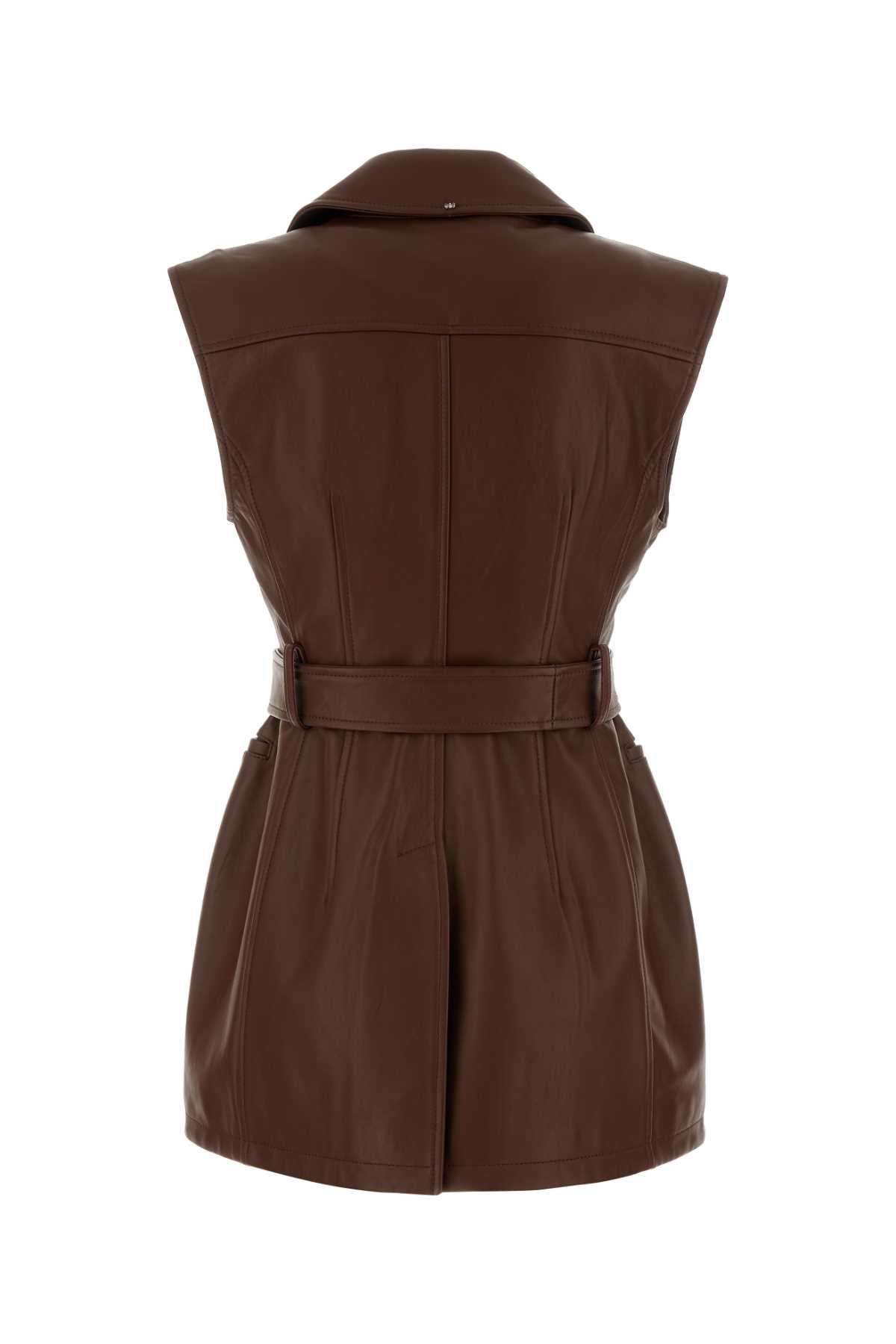 [SPORTMAX] Leather Jacket FW26 2622446031600 001