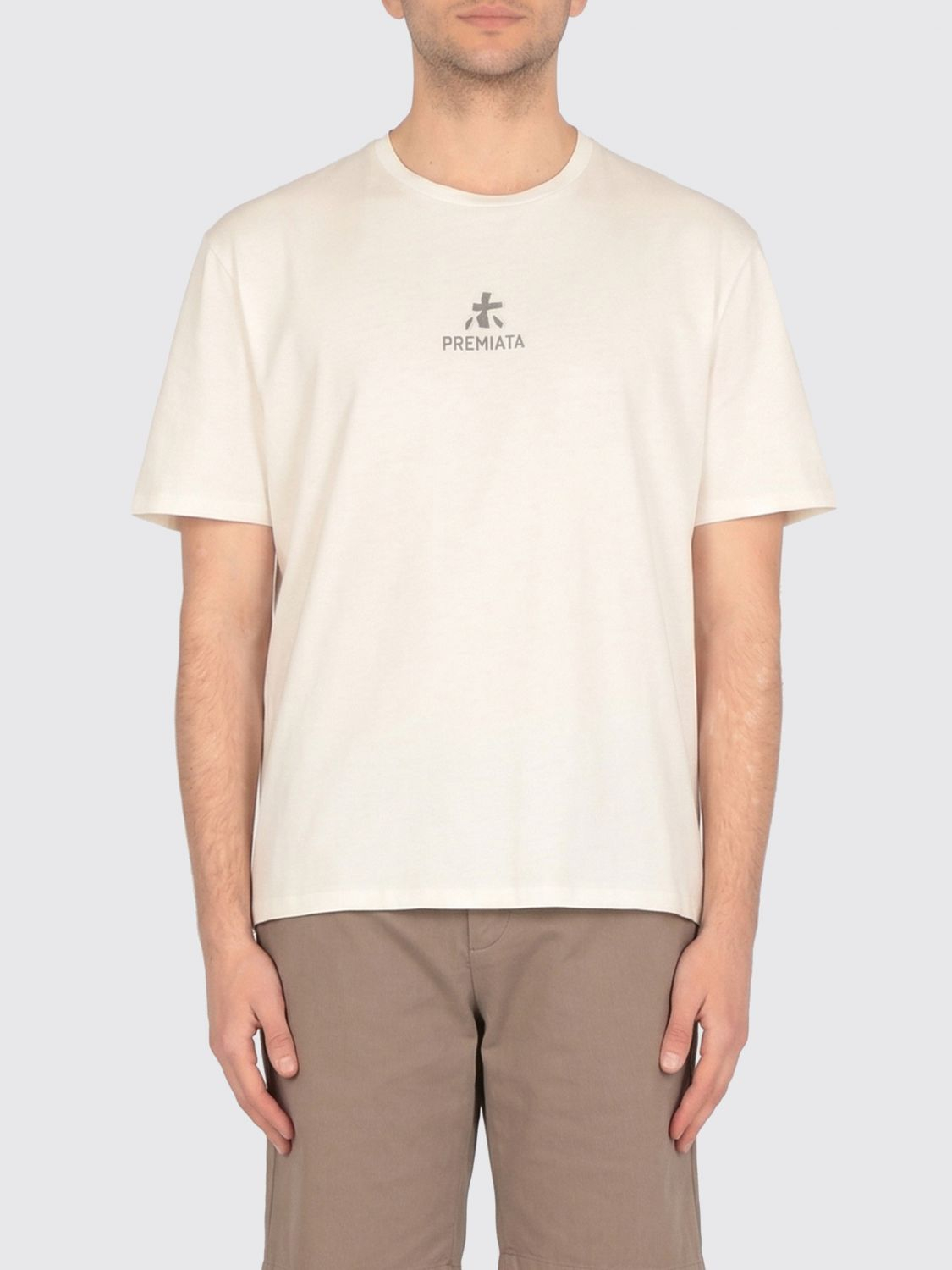[Premiata] T-shirts Short Sleeve SS26 PA1017 WHITE