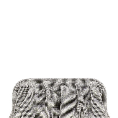 [Benedetta Bruzziches] Clutch bag FW26 0010019CRYSTALONSILVER