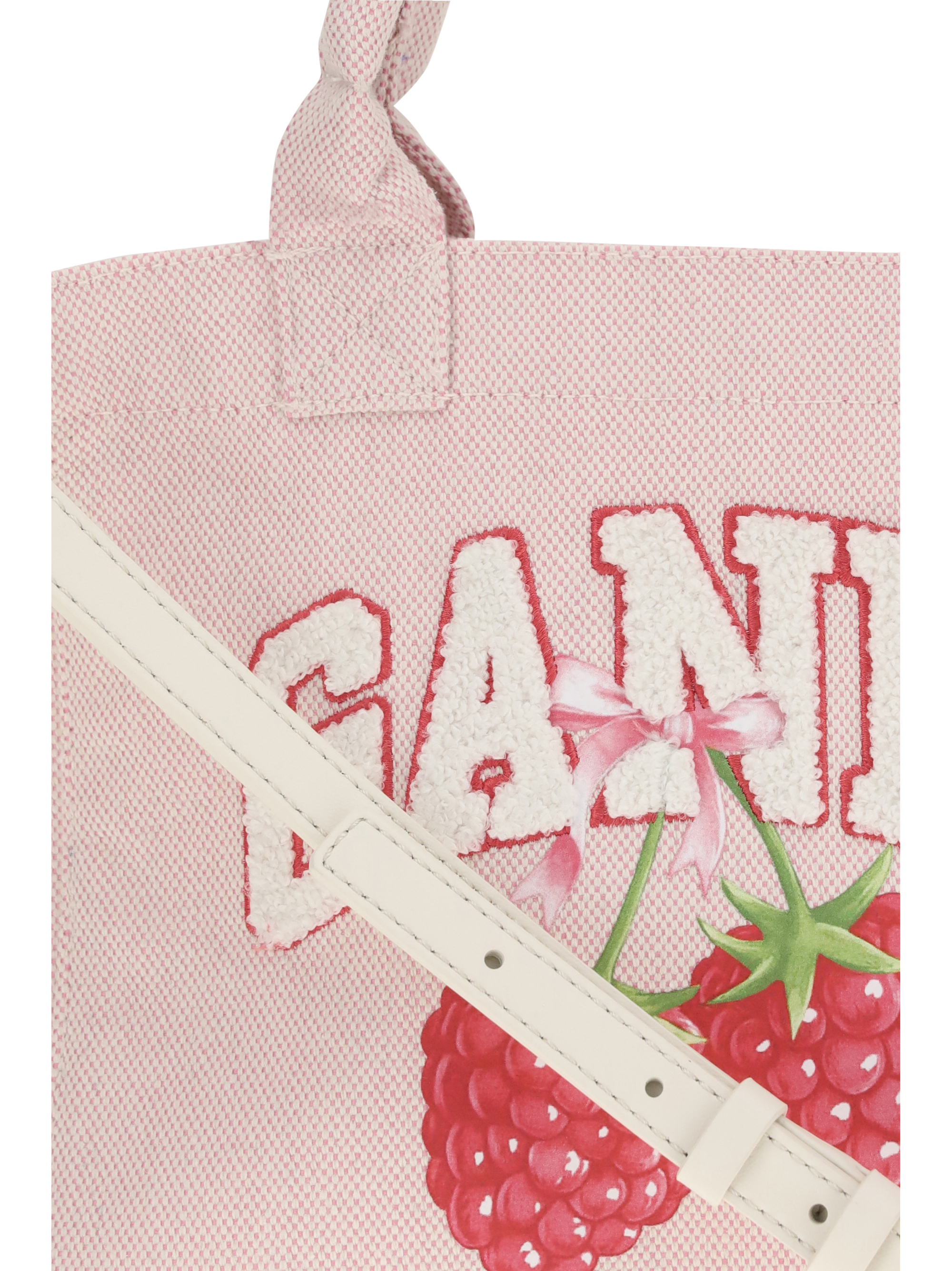 Small easy Shopper raspberry print