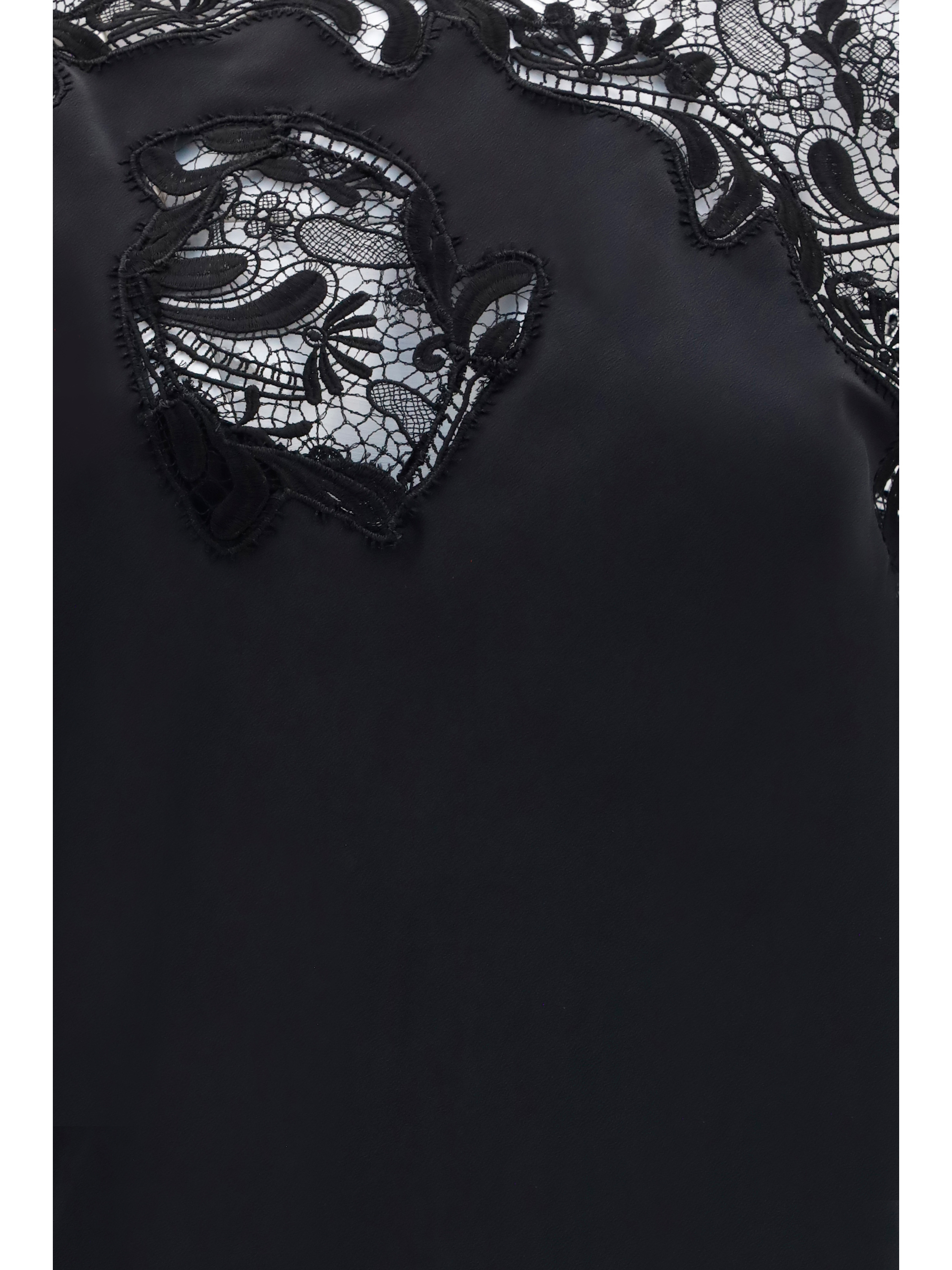 Silk Dress with lace