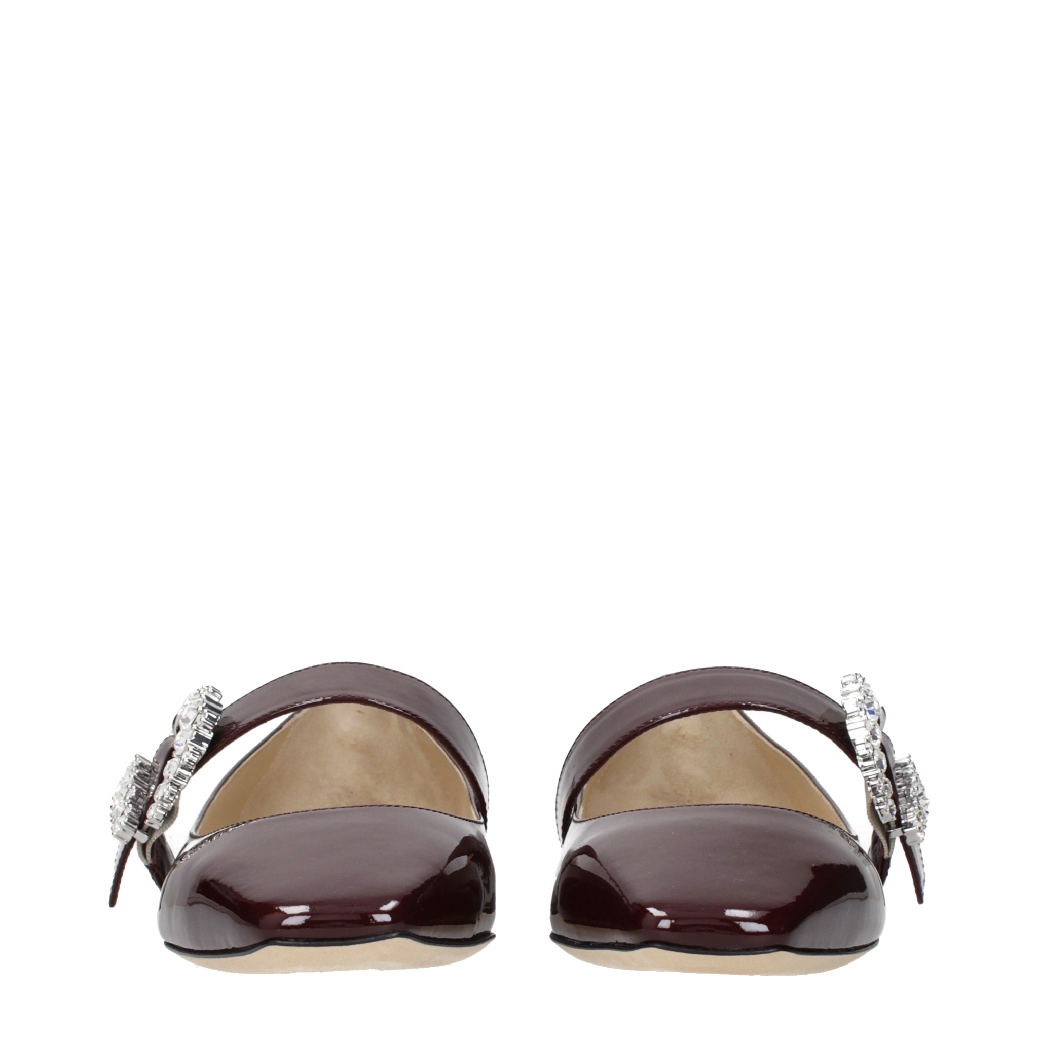 [Jimmy Choo] Flat shoes SS25 CHERIBALLERINAOPATBURGUNDY