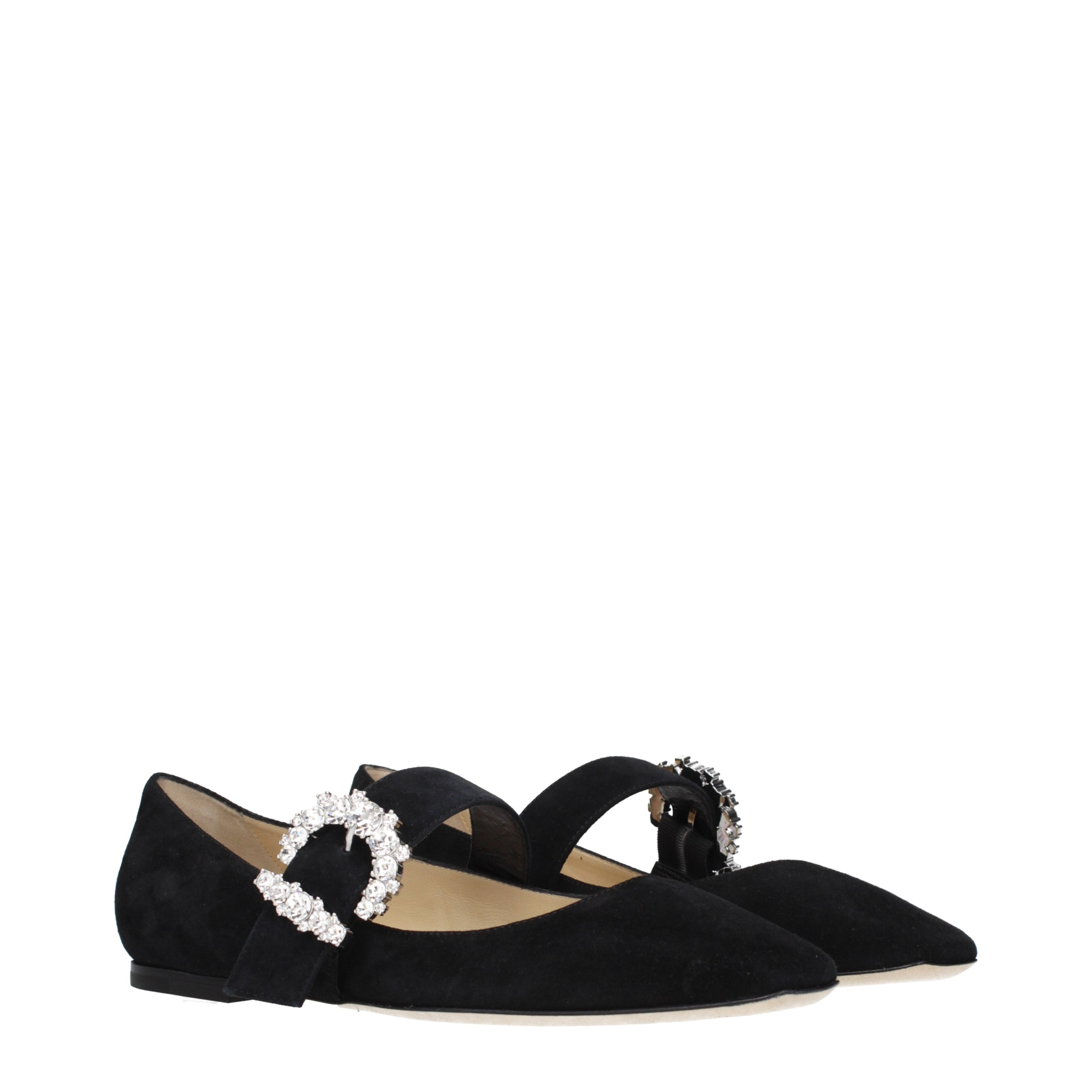 [Jimmy Choo] Flat shoes SS25 CHERIBALLERINAOSUEBLACK