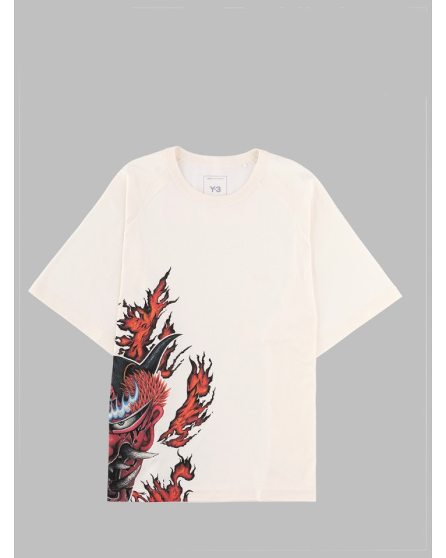 [Y - 3] T-shirts Short Sleeve FW26 KU2200_CHALKWHITE