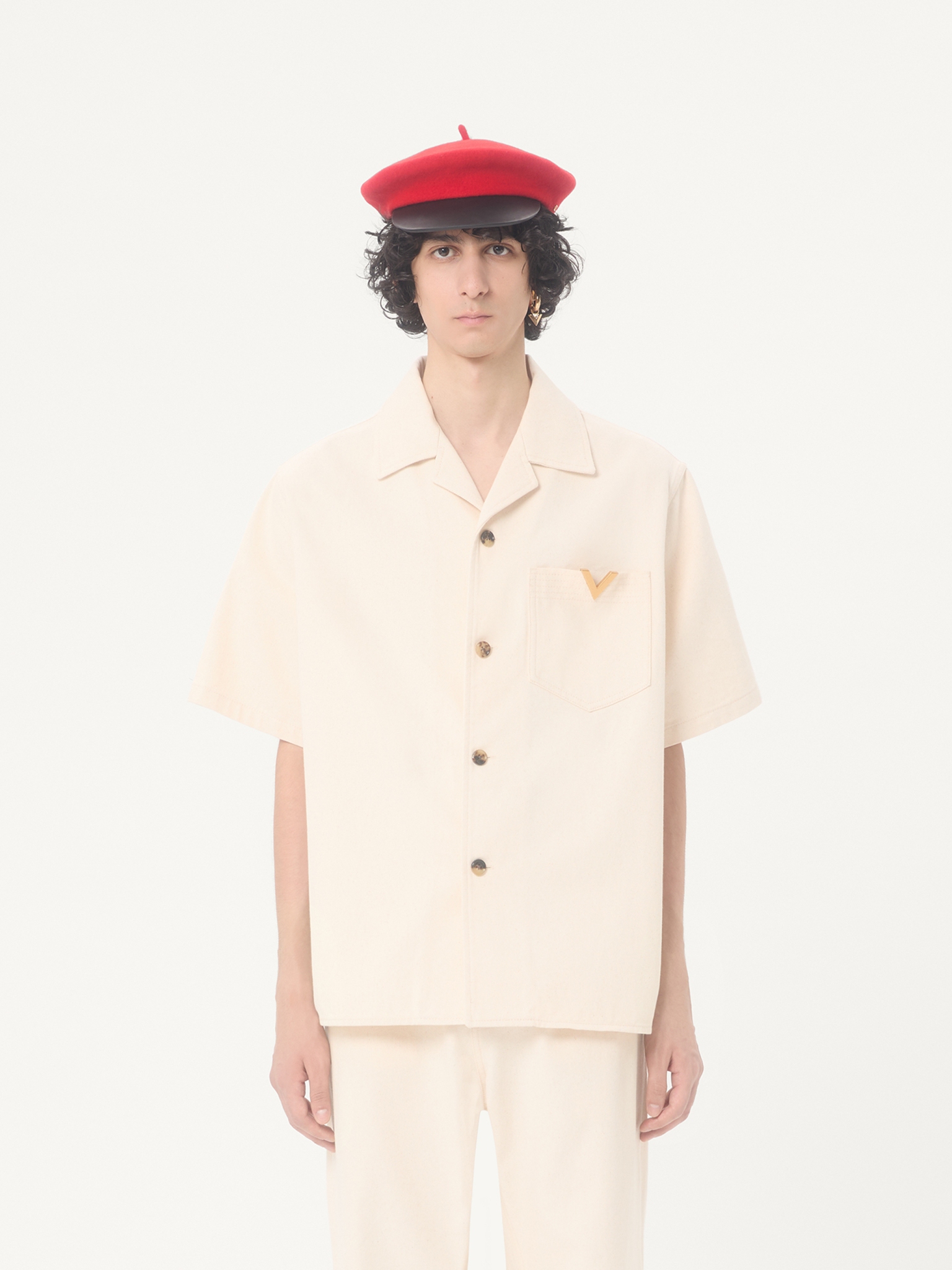 [Valentino Garavani] Shirts Short Sleeve SS26 8V3DBA10B9WA03