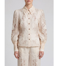 [Zimmermann] Shirts Long Sleeve SS26 4368TC26R MERMT