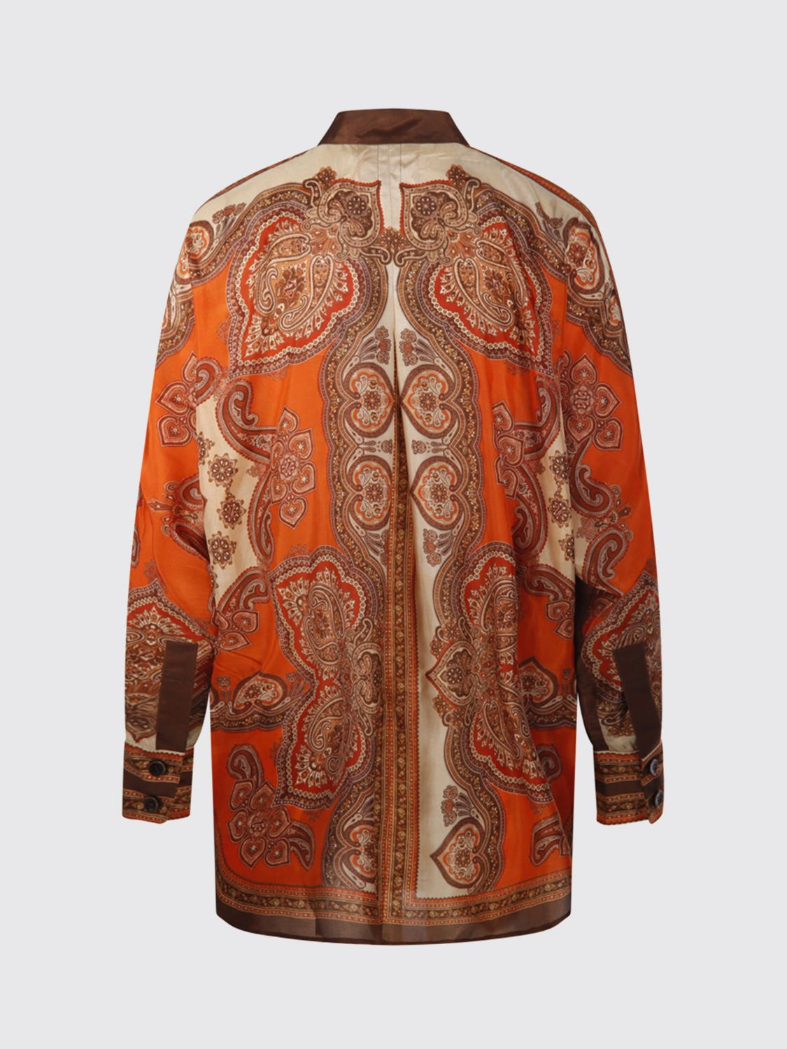 [Zimmermann] Shirt FW26 1499TSS263 TANGERINE PAISLEY