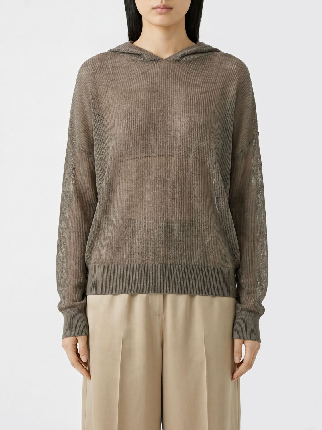 [Rick Owens] Sweatshirt SS26 RO01F6660RIBWSL 34