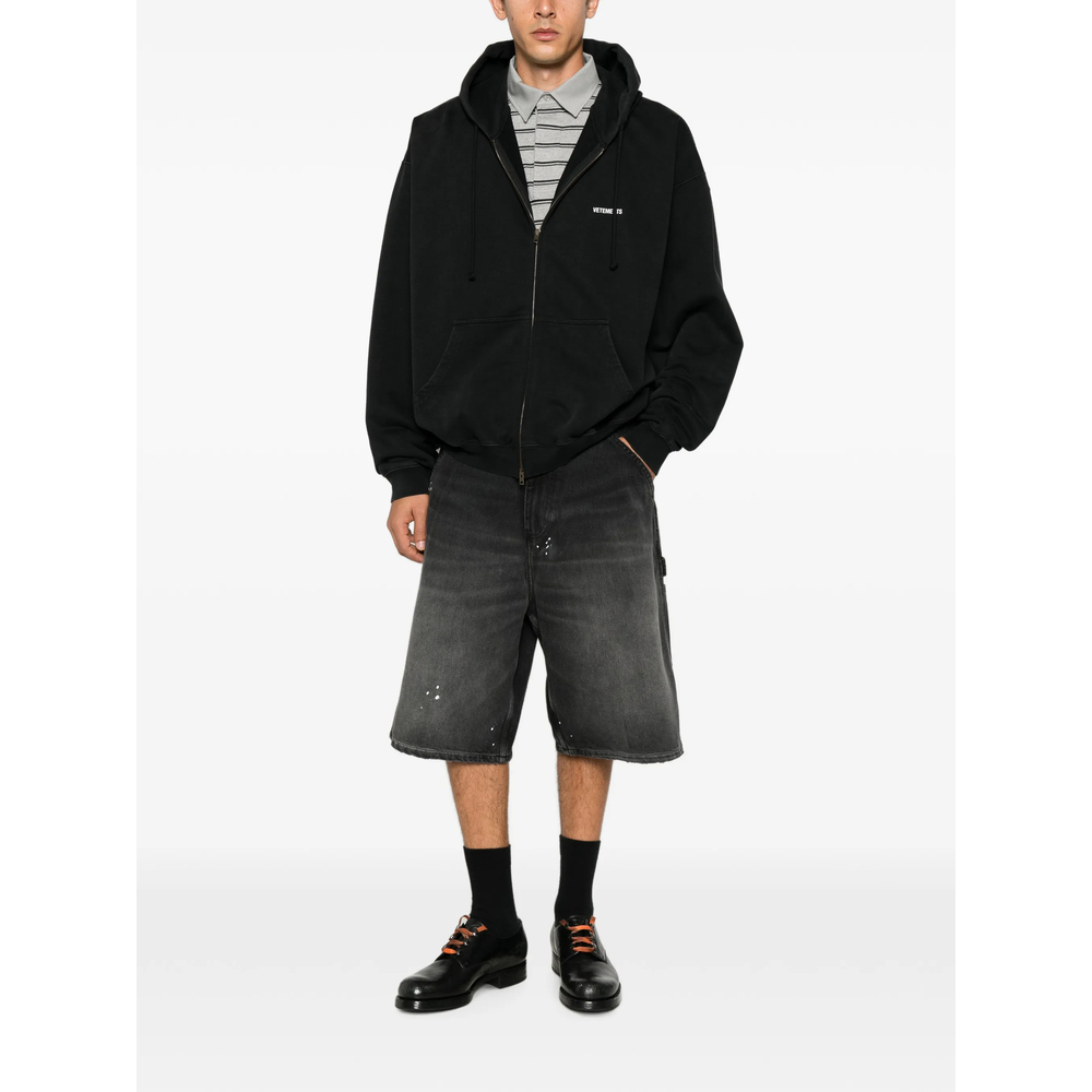 [Vetements] Hoodie FW26 MH27ZU141B  BKWHI