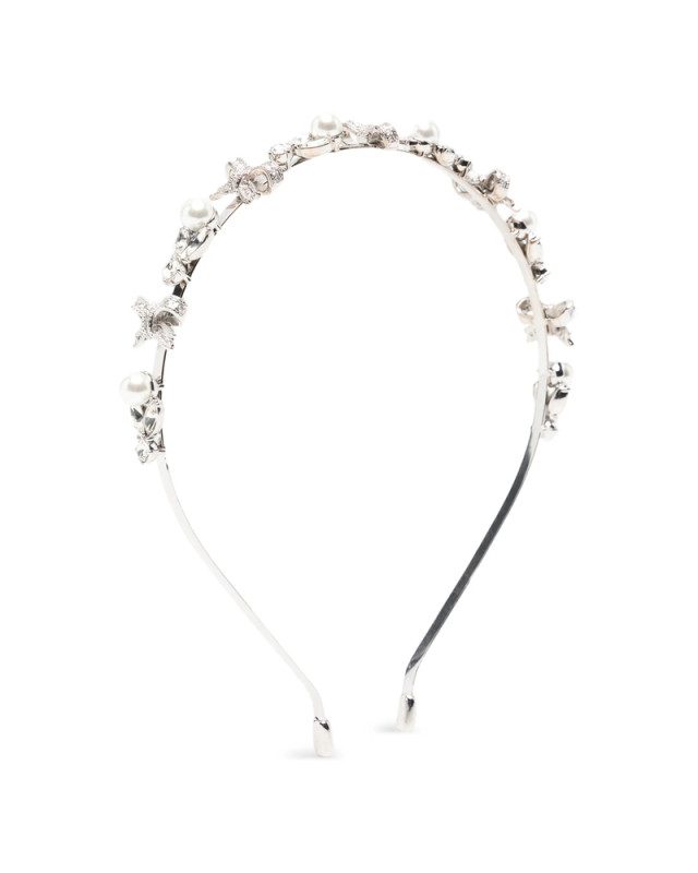 [Self-portrait] Hair Accessory FW26 AW26-605H-SL  SILVE