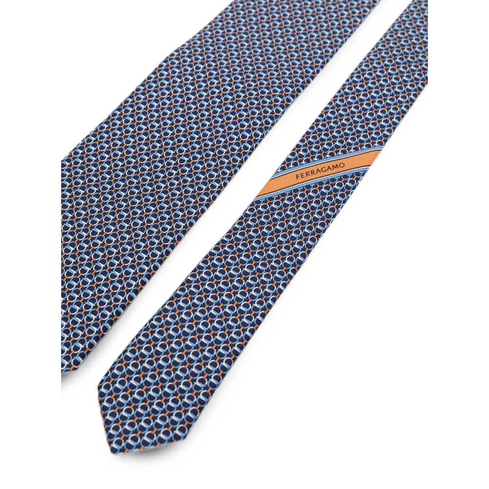 [Ferragamo] Tie FW26 351446 0794590 NAVY