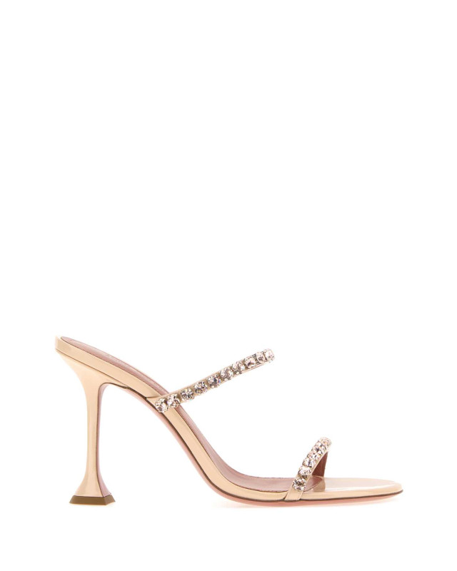 [Amina Muaddi] Sandals SS26 GIGISLIPPER95 PEACHAGOL