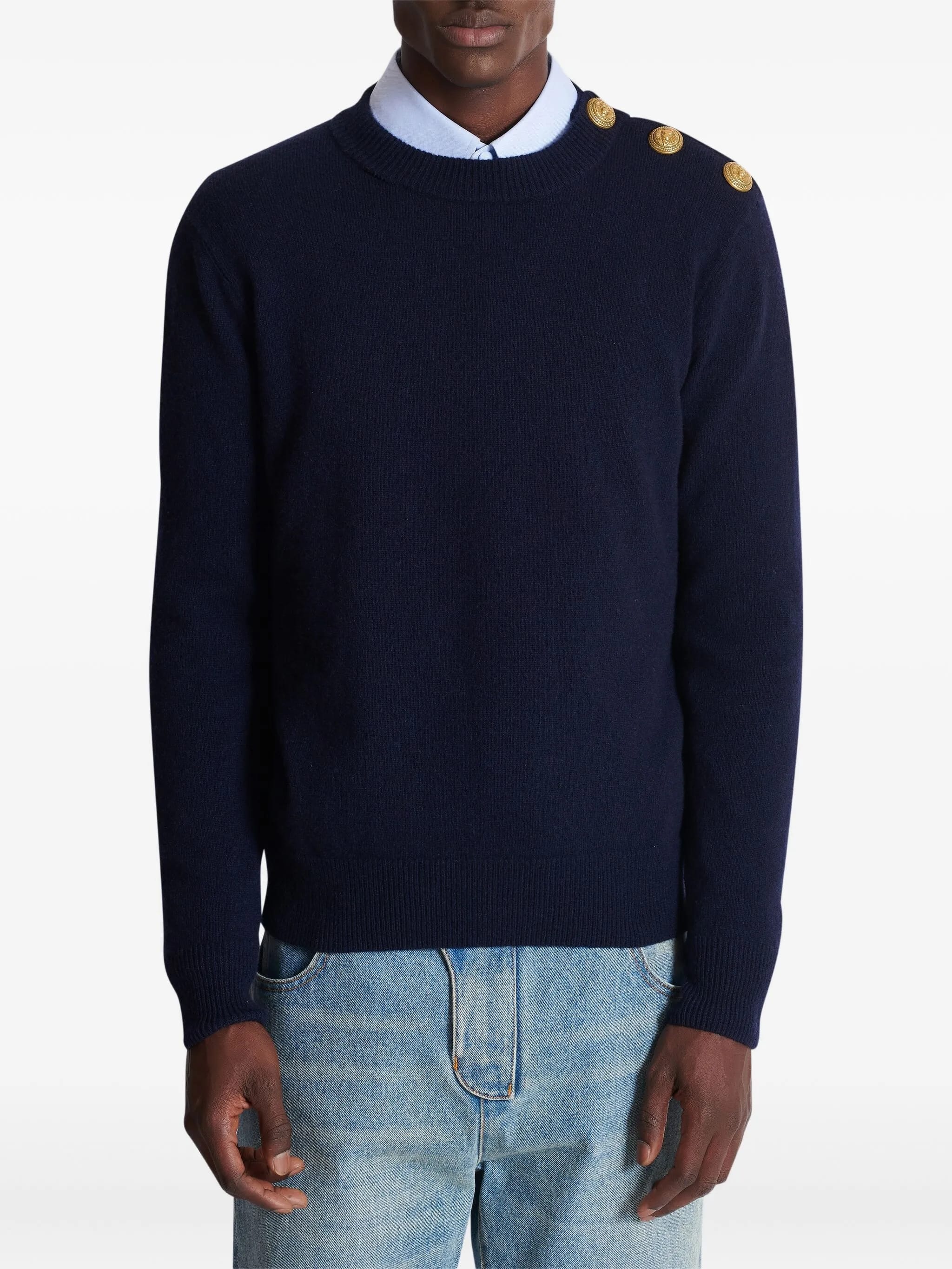 [BALMAIN PARIS] Knitwear FW26 FH1KD010 KI87