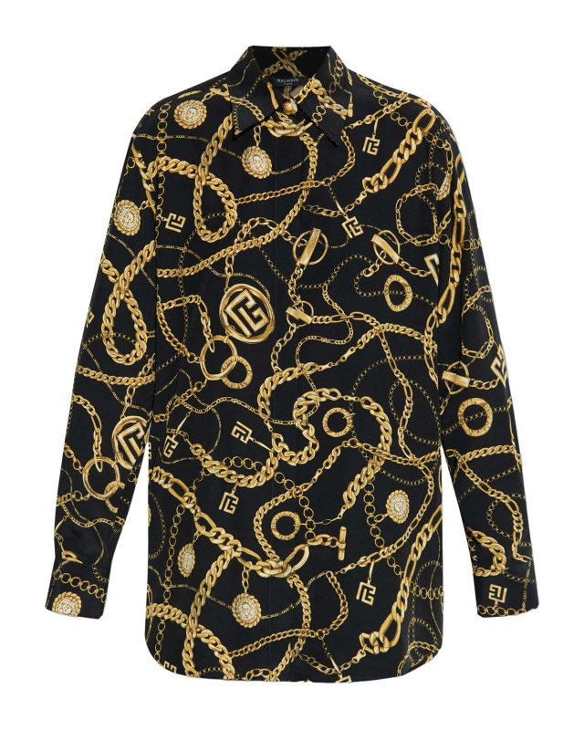 [BALMAIN PARIS] Shirts Long Sleeve FW26 FF1HS435 SF00