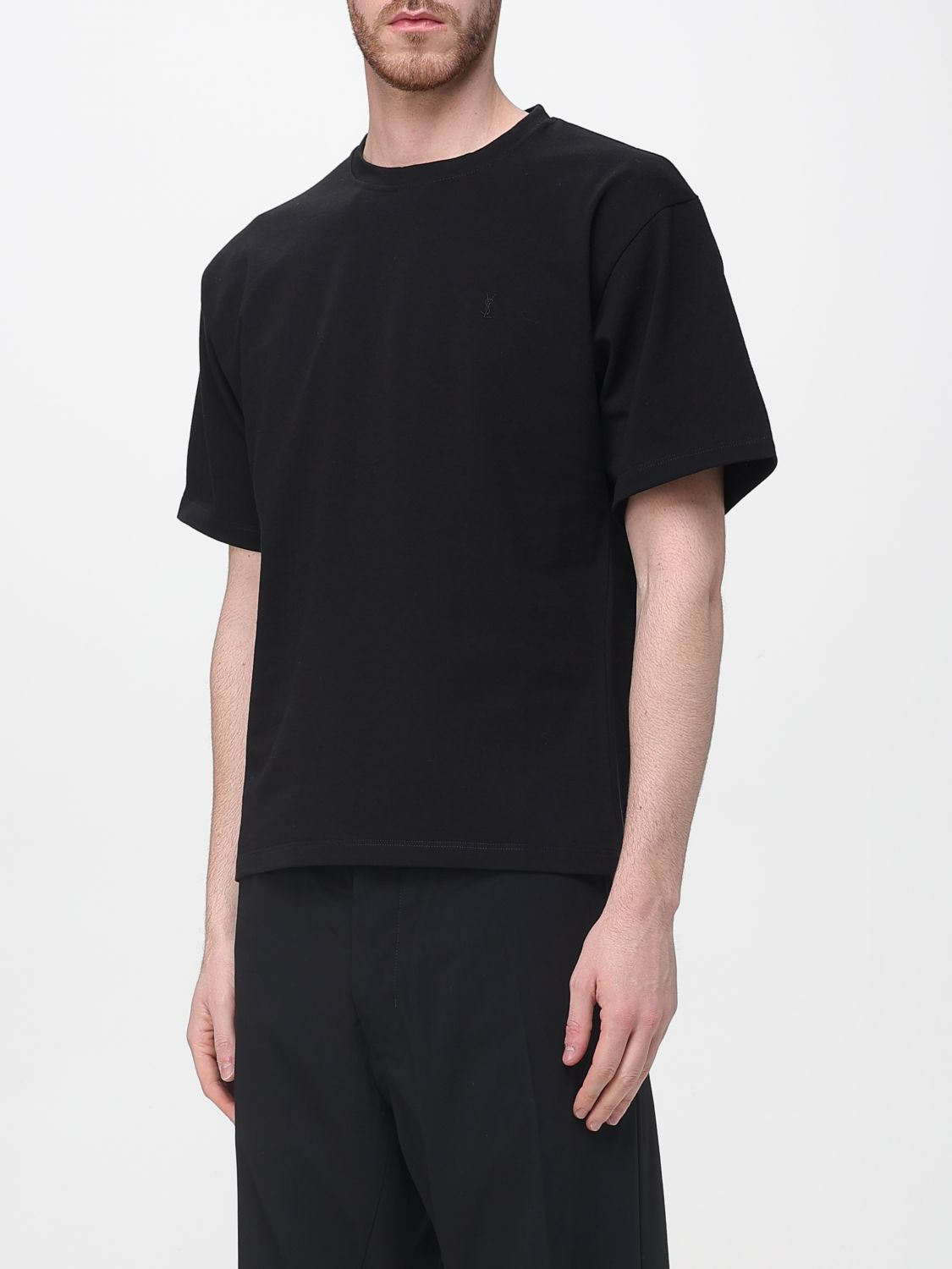 [Saint Laurent] T-shirts SS26 862769Y38AK 1000