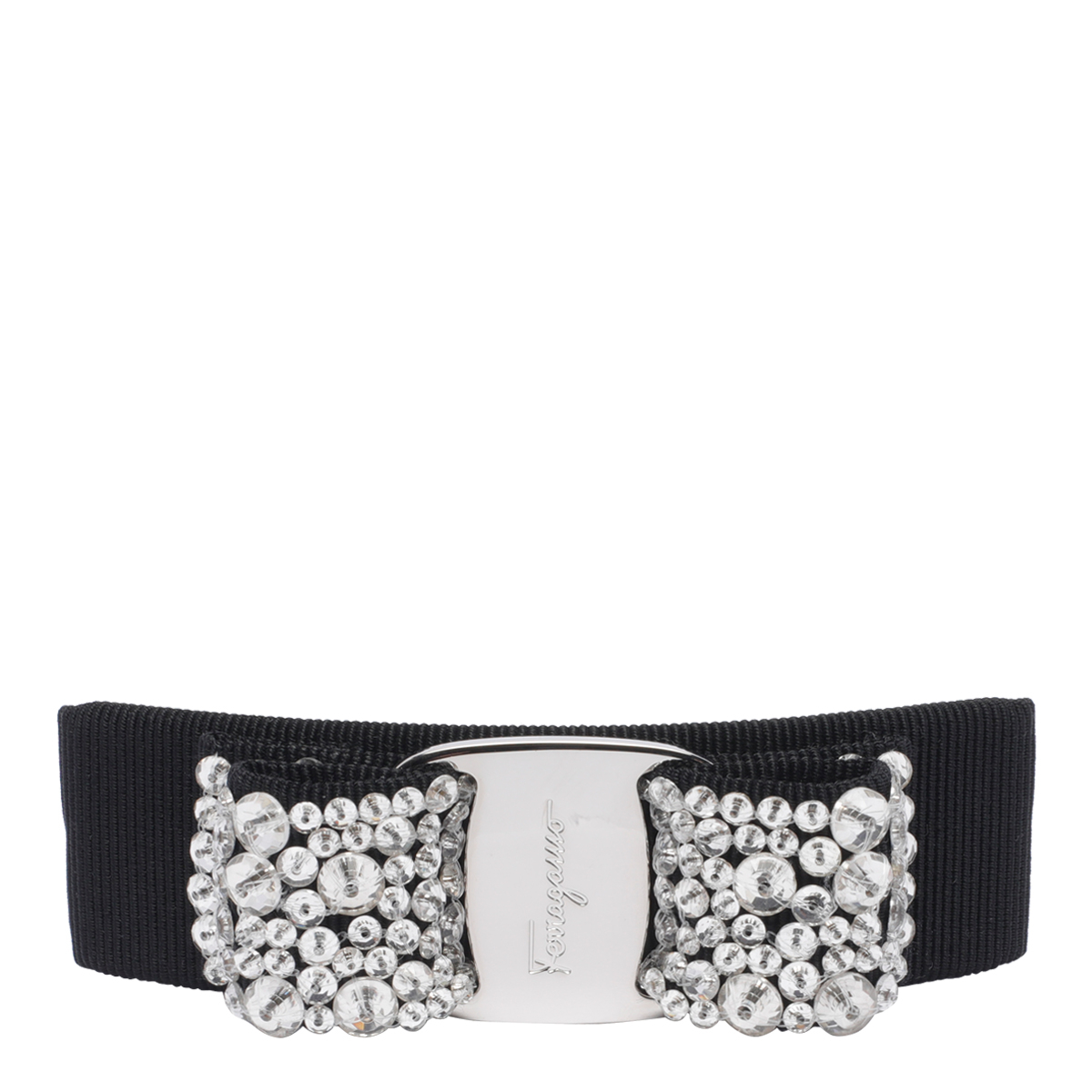 [Salvatore Ferragamo] Pants FW26 524894342759NERO/CRYSTAL