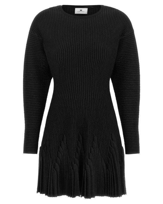 [ELISABETTA FRANCHI] Long sleeve dress FW26 AM12S66E2110