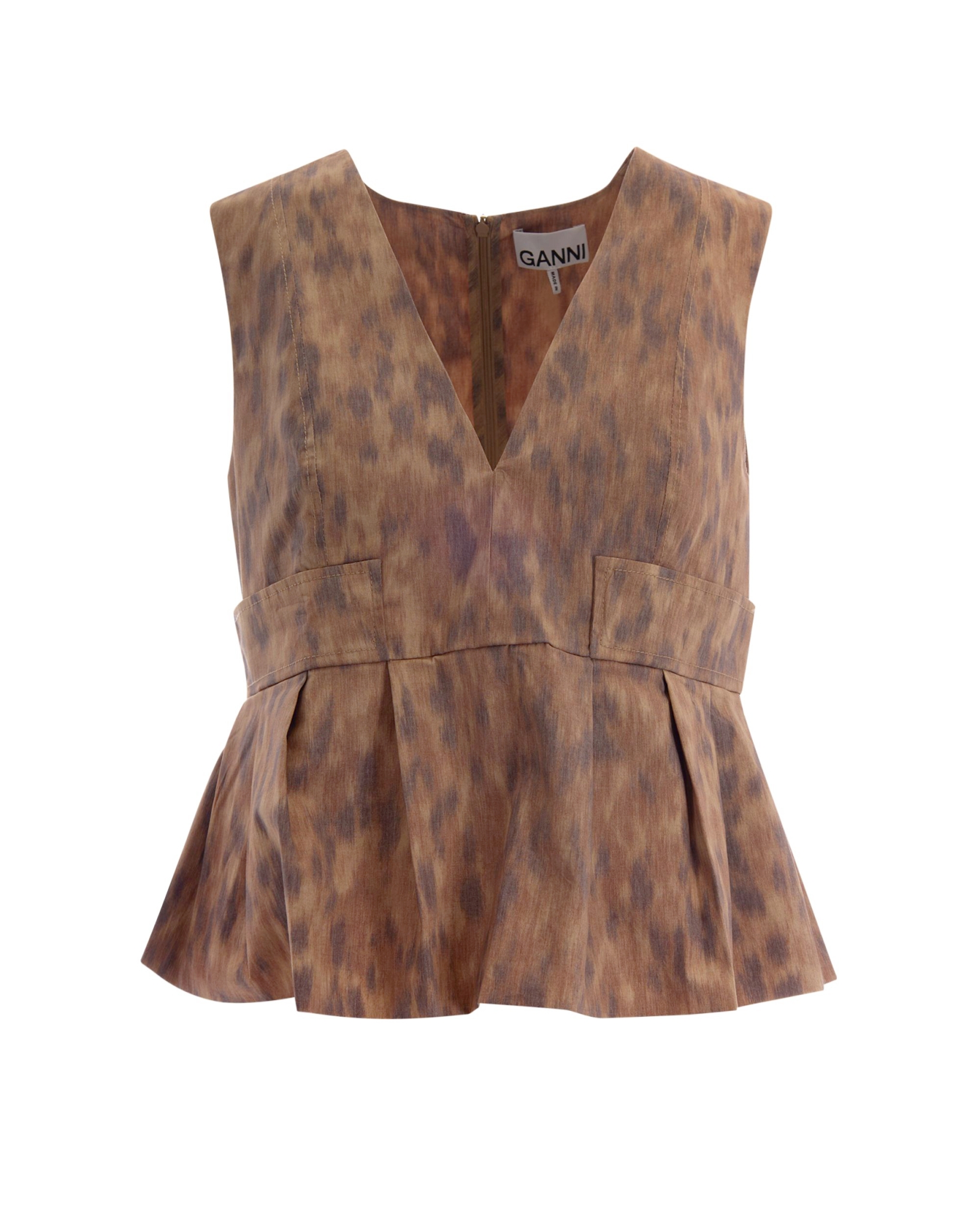 [GANNI] T-shirts Sleeveless SS26 A1040272ZZT