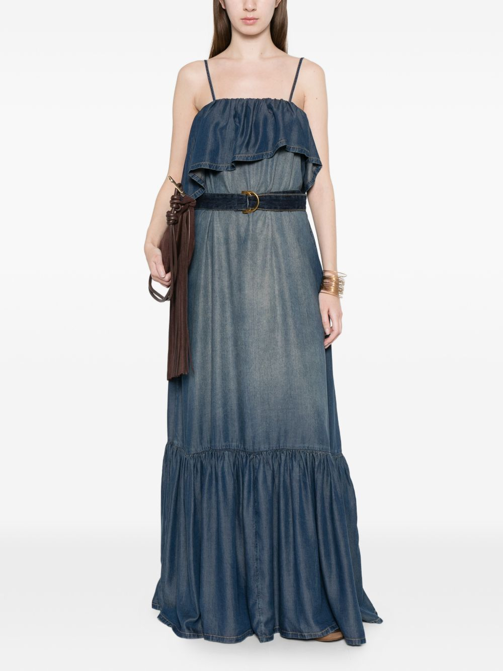 [PINKO] Sleeveless dress SS26 106626 A388 CHIARODILUNA PJC