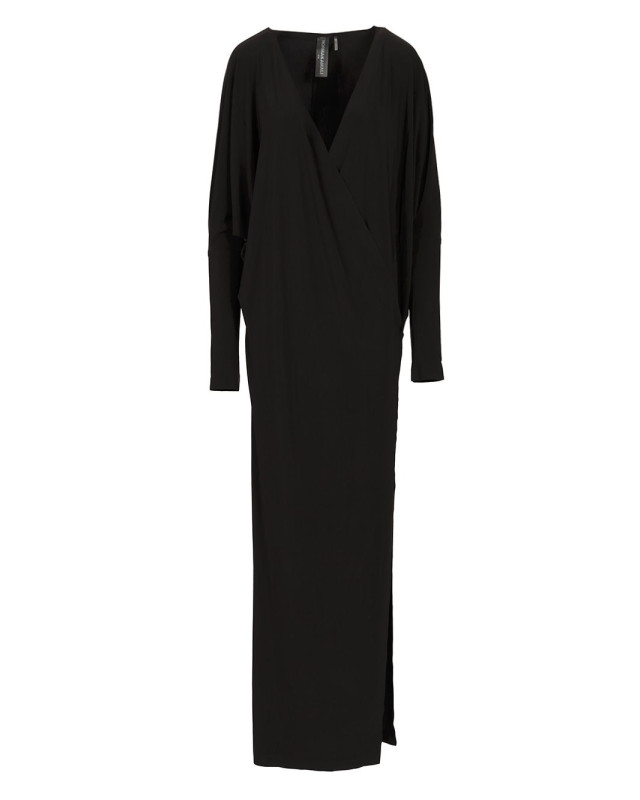 [Norma Kamali] Long sleeve dress FW25 KK3243PLF85001BLACK
