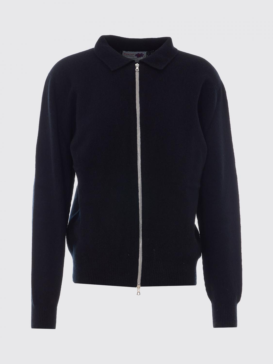 [Howlin] Cardigan SS26 SLIPPERY KNIT BLACK