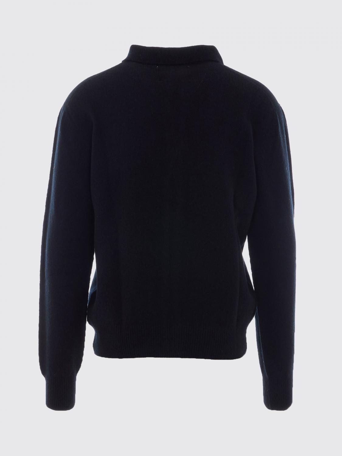 [Howlin] Cardigan SS26 SLIPPERY KNIT BLACK