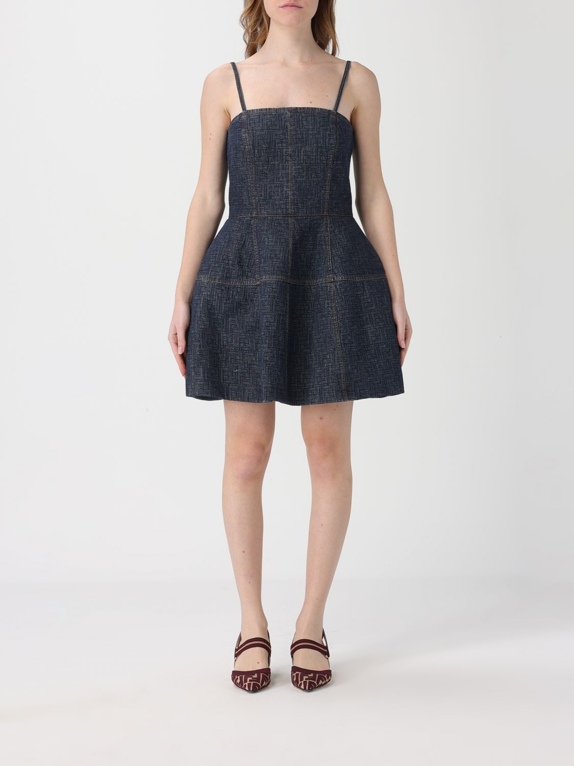 [Fendi] Sleeveless dress SS26 FLD568AW82 F1UKI