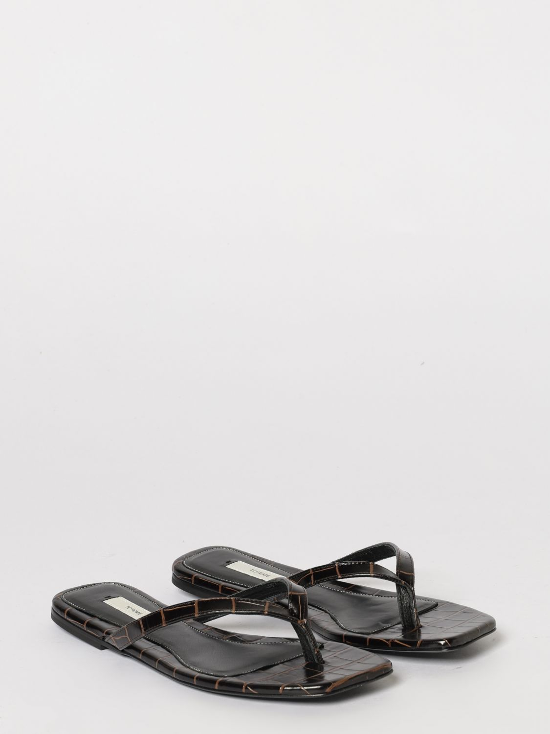 [TOTEME] Sandals SS26 252WAS4557LE0076 034