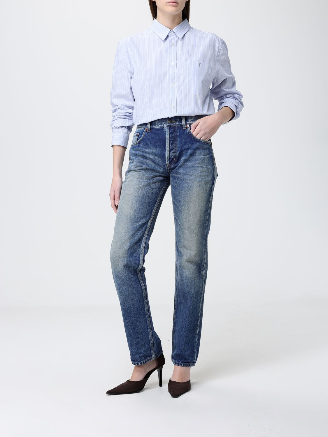 [Saint Laurent] Shirt SS26 861080Y7J66 4427