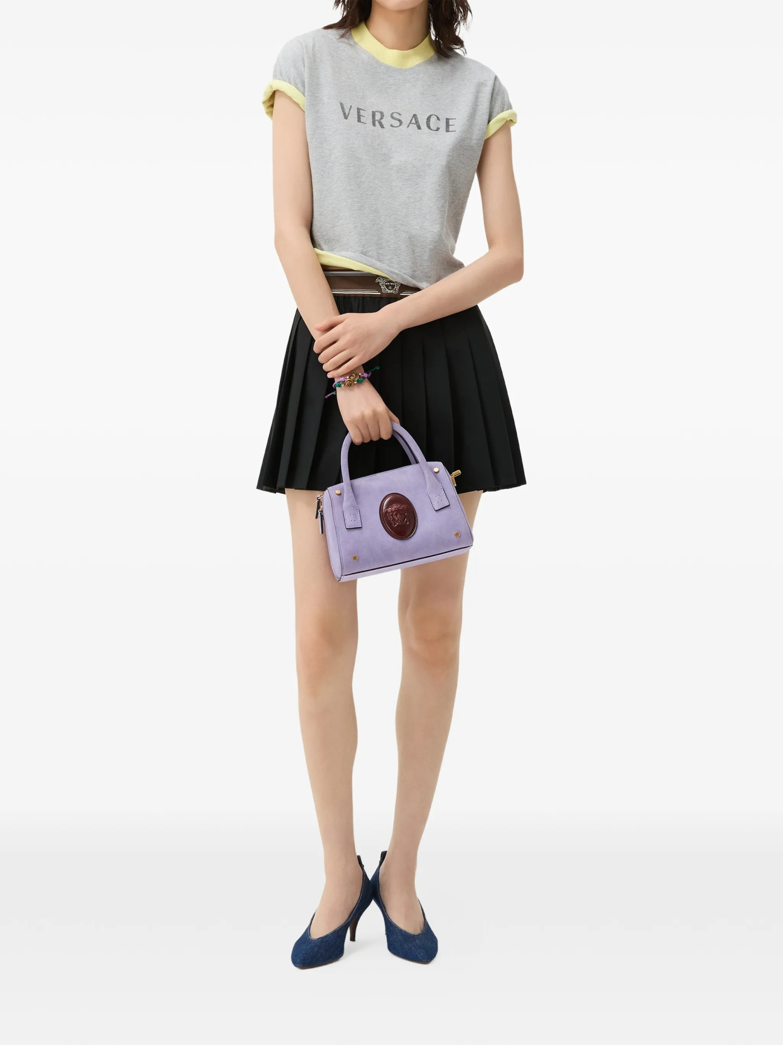 [Versace] Mini skirt FW26 1025881 1A17669