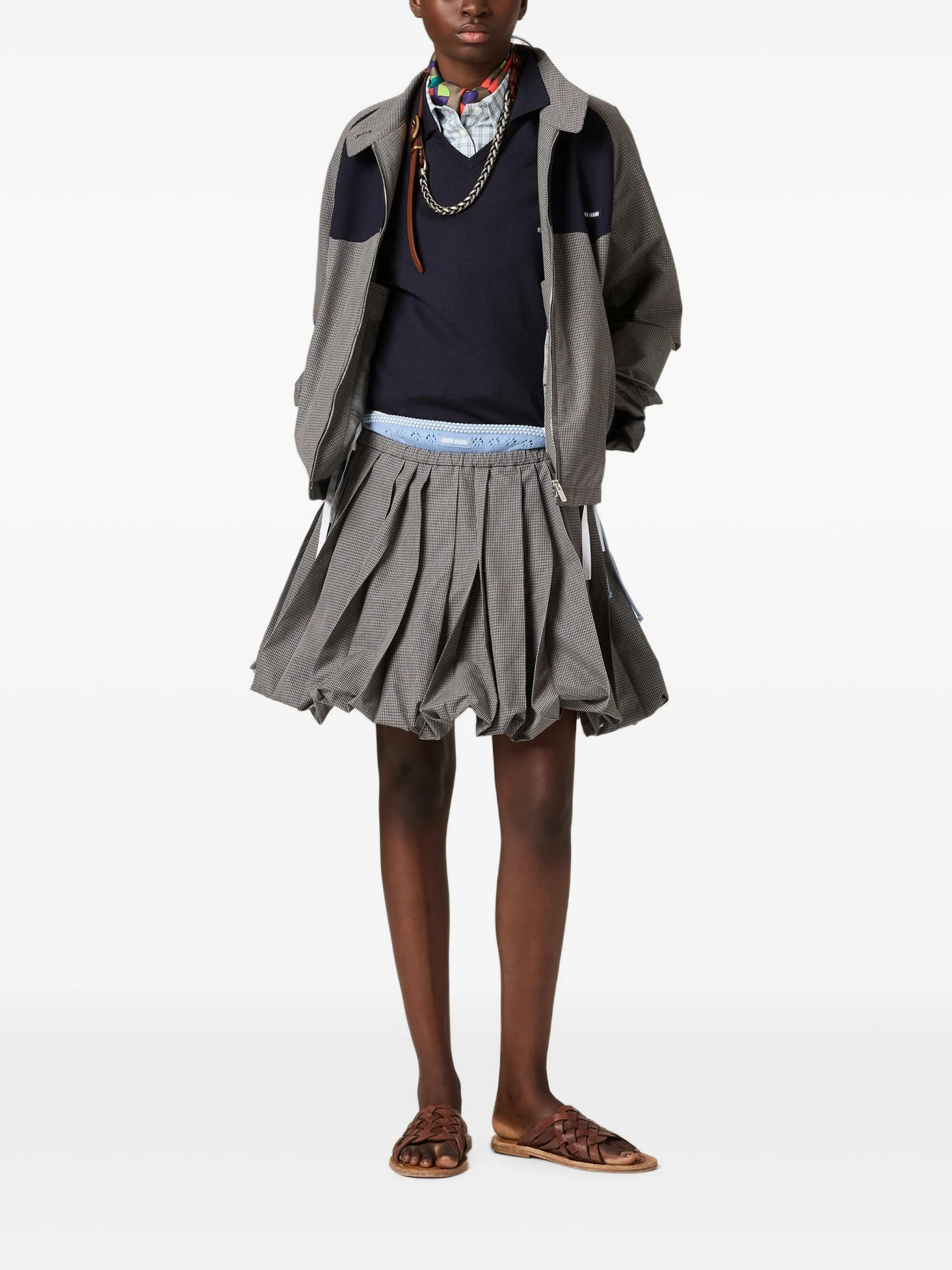 [Miu Miu] Shirts Short Sleeve FW26 MK1959 196L