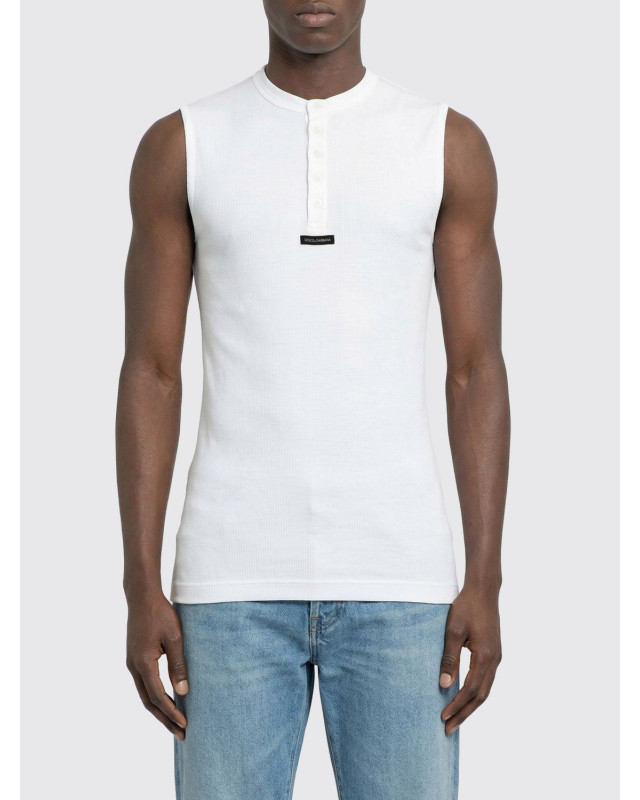 [Dolce & Gabbana] T-shirts Sleeveless SS26 G8TO9TFU7AV W0800