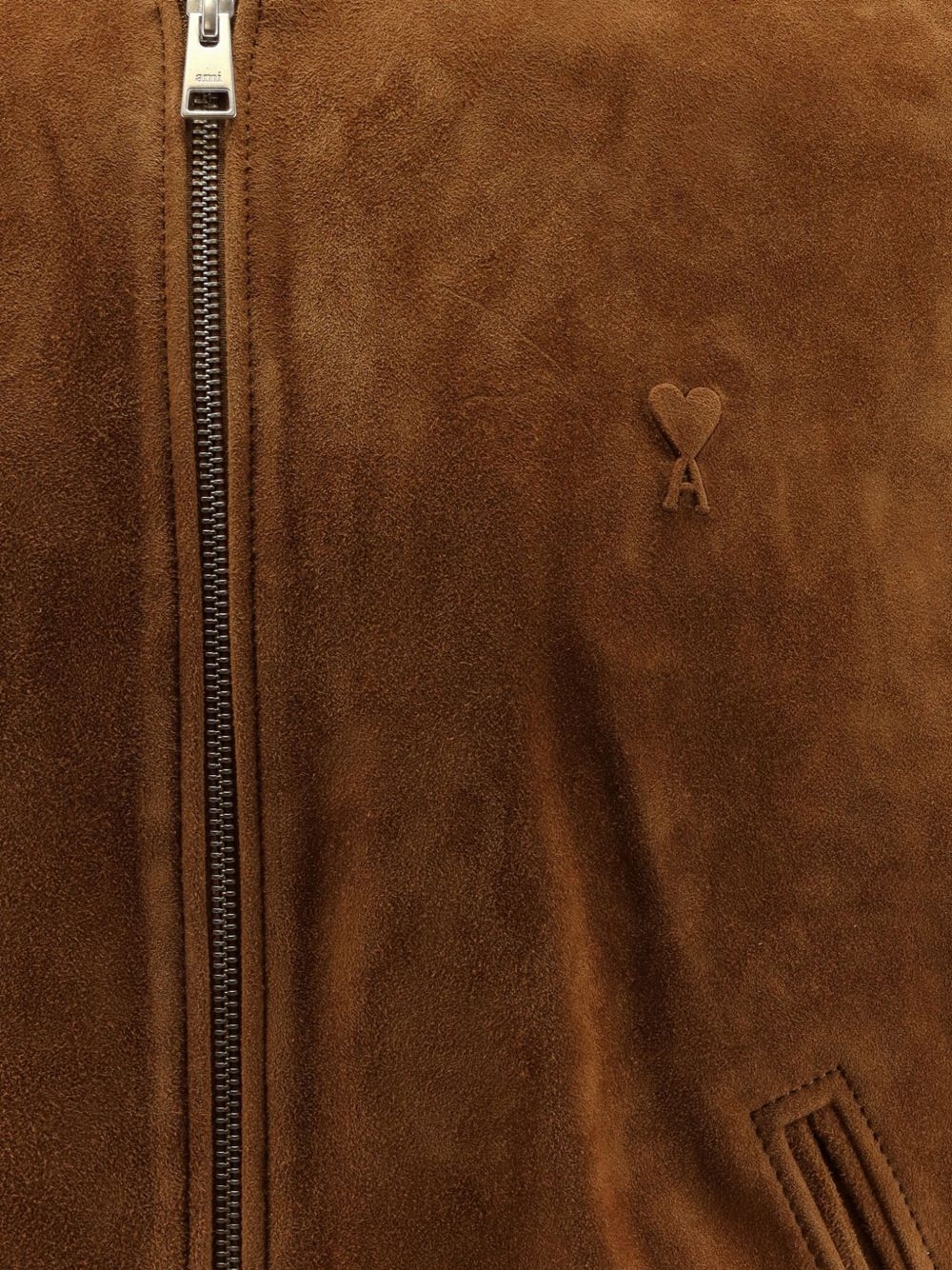 [Ami Paris] Leather Jacket FW26 HJK152LH0059282