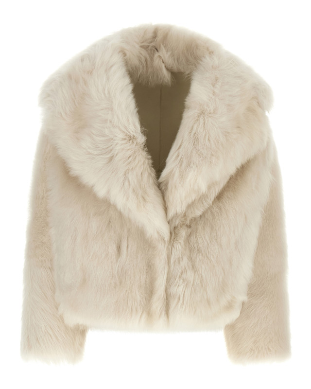 [Blancha] Fur Jacket FW26 26114300BURRO