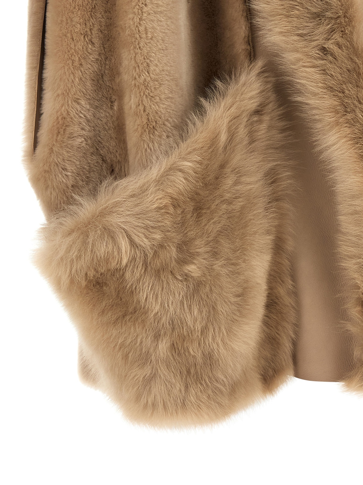 [Blancha] Fur Jacket FW26 26021300NOCCIOLA