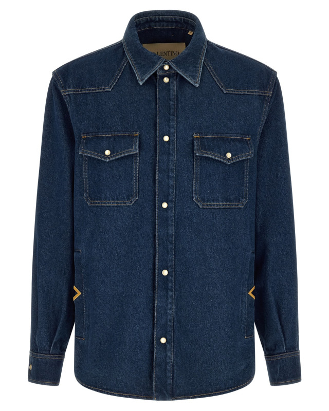 [Valentino Garavani] Shirts Long Sleeve FW26 V3DB13XBKP558