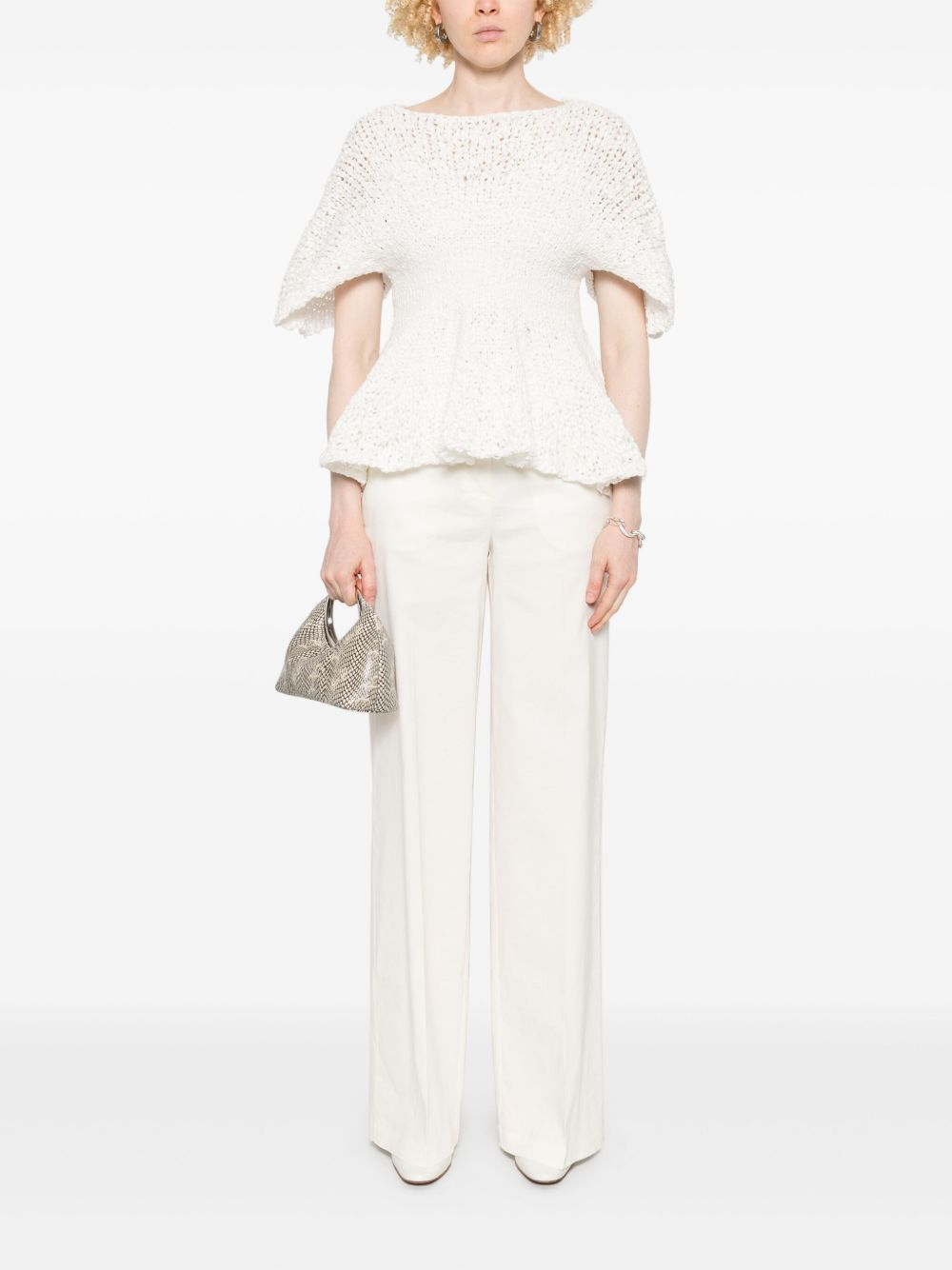 [PINKO] Trousers SS26 104929 A0IM JACOPONE Z07