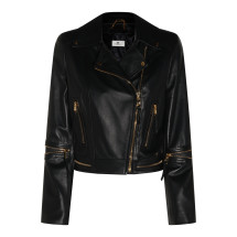 [ELISABETTA FRANCHI] Leather Jacket FW26 GD01Z66E2110