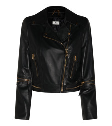 [ELISABETTA FRANCHI] Leather Jacket FW26 GD01Z66E2110