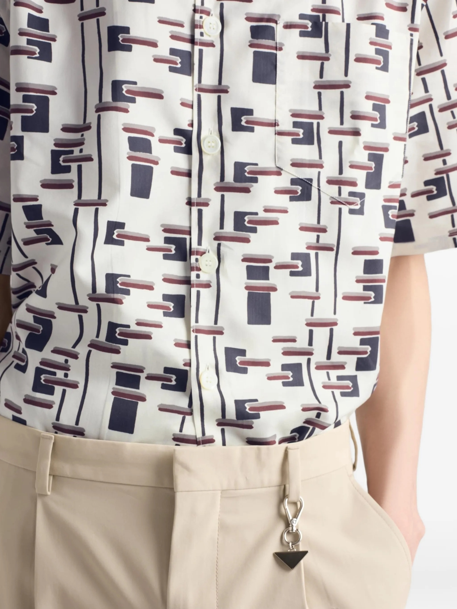 [Prada] Shirts Short Sleeve FW26 UCS414 19GW