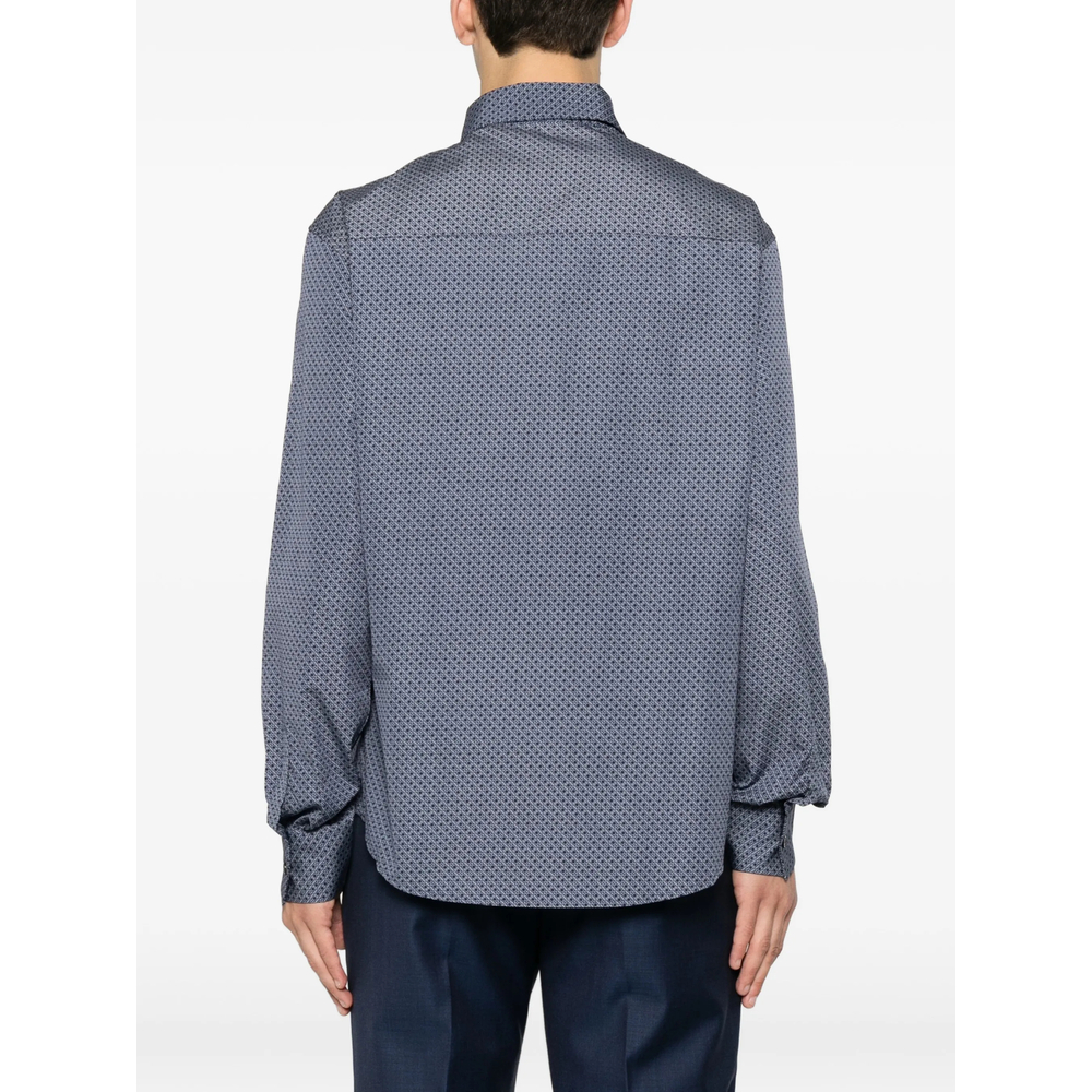 [Ferragamo] Shirts Long Sleeve FW26 144833 0790043 BEIGE